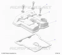 ENGINE, VALVE COVER