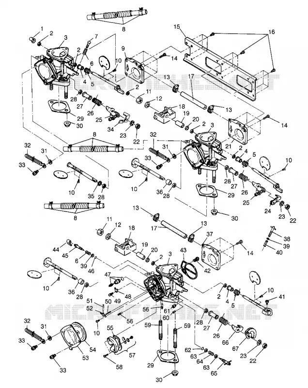 CARBURETOR SLT 780 B964588 AND  INTL. SLT 780 I964588 (4935683568C003)