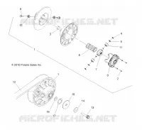 DRIVE TRAIN, SECONDARY CLUTCH