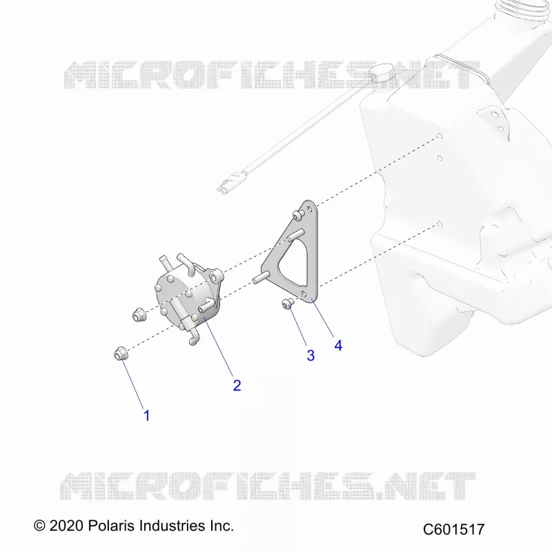 FUEL SYSTEM, FUEL PUMP MOUNTING