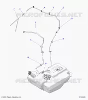 FUEL SYSTEM, LINES, STD.