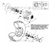 FRONT WHEEL ASSEMBLY 4X4 300 W958130 (4930183018B006)