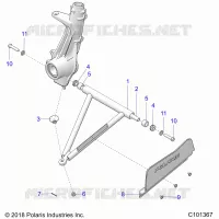 SUSPENSION, A-ARM AND STRUT MOUNTING