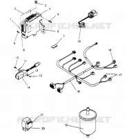 EFI PARTS  500 EFI 0952774, EFI SKS 0952574,   EFI SKS PT 0952974, AND EURO (4929052905D005)