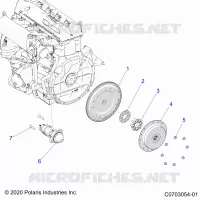 STARTER, FLYWHEEL