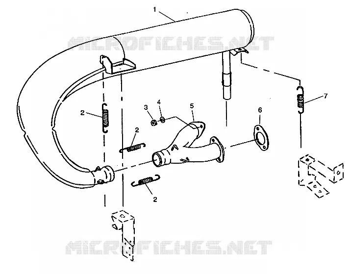 EXHAUST SYSTEM 500 EFI 0942774 AND  EFL SKS 0942574 (49274127410030)