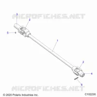 DRIVE TRAIN, FRONT PROP SHAFT
