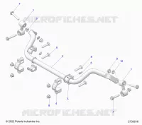 SUSPENSION, REAR, STABILIZER BAR