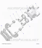 BRAKES, REAR CALIPER