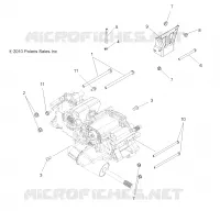 DRIVE TRAIN, MAIN GEARCASE MOUNTING