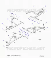 FRONT SUSPENSION CONTROL ARMS