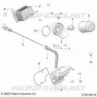 ENGINE, DIPSTICK & OIL FILTER