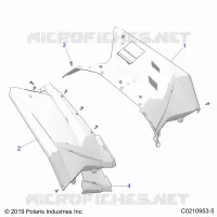REAR BODYWORK CAB AND HEAT SHIELDS