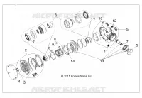 DRIVE TRAIN, FRONT GEARCASE INTERNALS