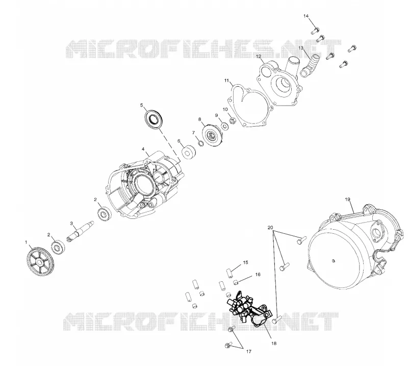 WATER PUMP/OIL PUMP (800)