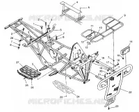 BUMPER / RACKS MOUNTING 6X6 400L