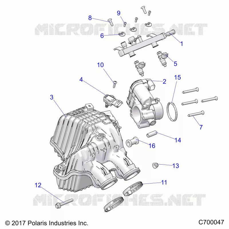 ENGINE, AIR INTAKE MANIFOLD