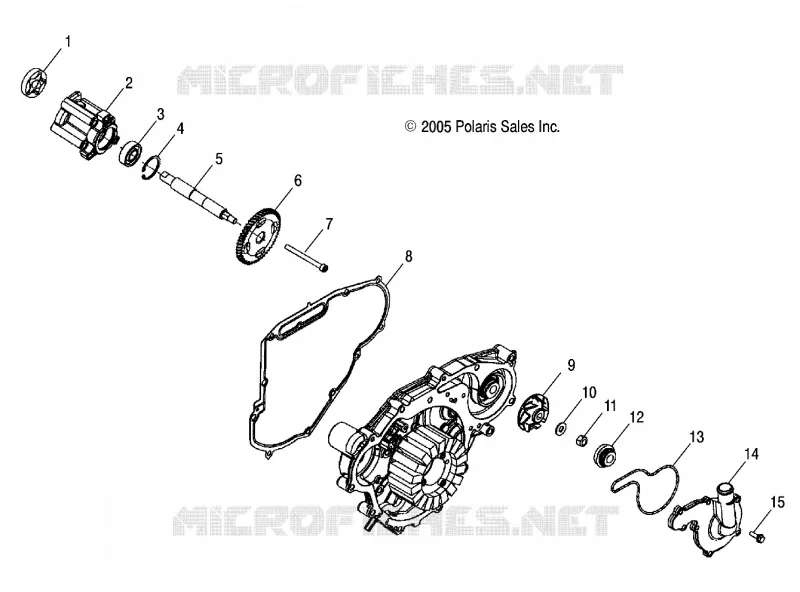 OIL PUMP AND WATER PUMP