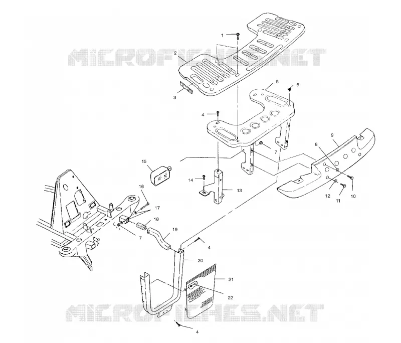FRONT RACK   BUMPER MOUNTING