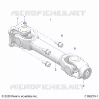 DRIVE TRAIN, PROP REAR SHAFT