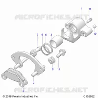 REAR BRAKE CALIPER