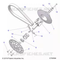 DRIVE TRAIN, CLUTCH, SECONDARY