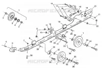RAIL MOUNTING (SUSPENSION) 440 XCR 0971660 (4937893789B008)