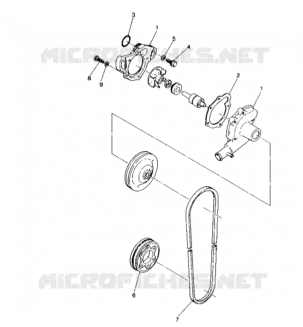 WATER PUMP  400 (4914131413035A)
