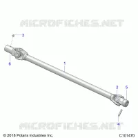 DRIVE TRAIN, PROP SHAFT, FRONT