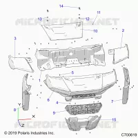 HOOD AND FRONT FACIA