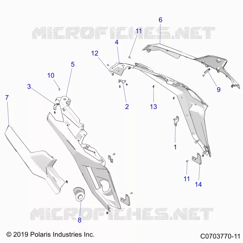 REAR BODYWORK FENDERS