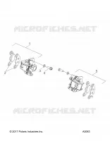 BRAKES, FRONT BRAKE CALIPER