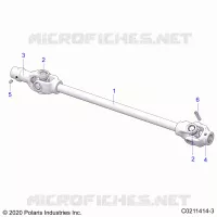 DRIVE TRAIN, FRONT PROP SHAFT