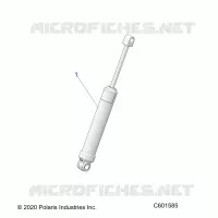 SUSPENSION, REAR SHOCK TRACK (7045512)