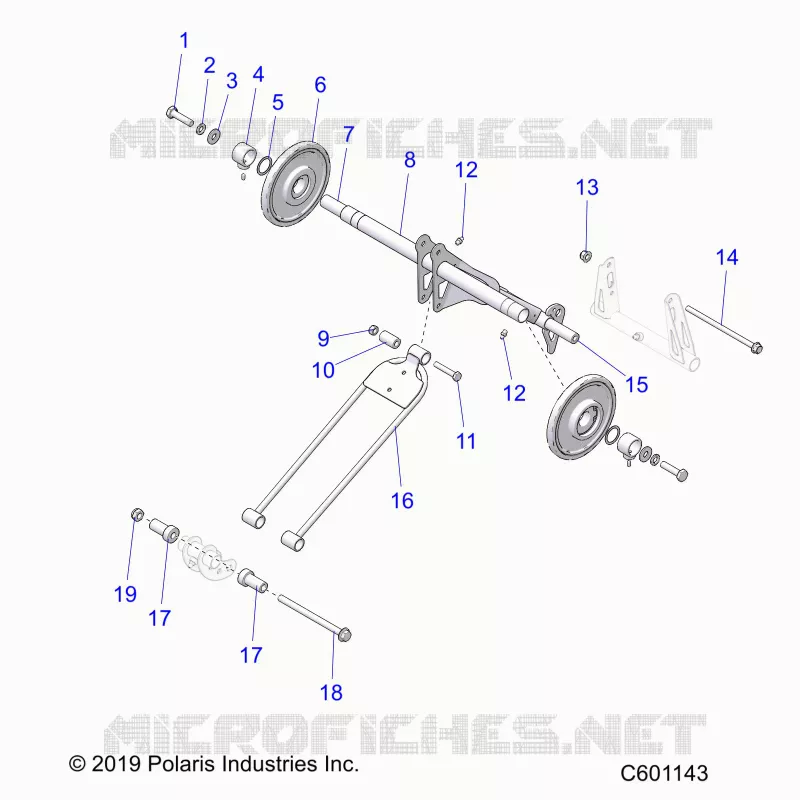 SUSPENSION, REAR TORQUE ARM