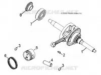 ENGINE, CRANKSHAFT AND PISTON