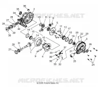 DRIVE TRAIN, REAR GEARCASE