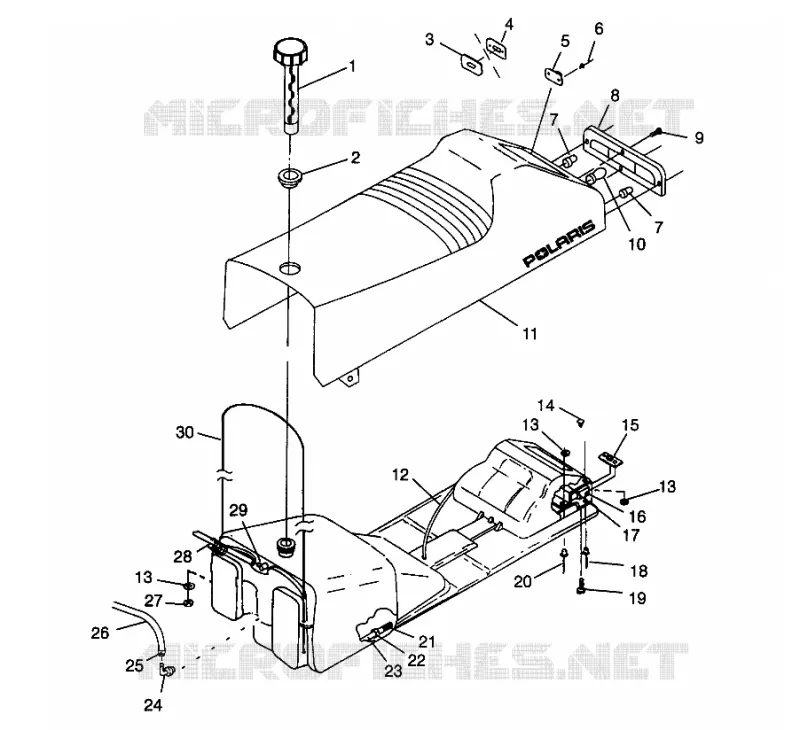 SEAT   GAS TANK ULTRA SP 0970678 (4938093809A006)