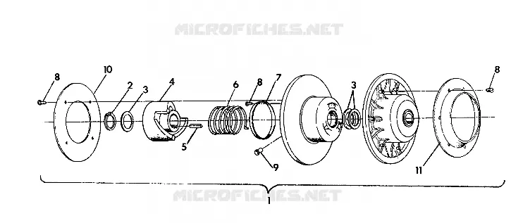 DRIVEN CLUTCH 500 SPX (4922552255028A)