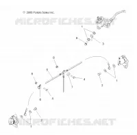 FRONT BRAKE BRAKE LINES