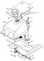 FUEL TANK BIG BOSS 6X6 400L W97AE38A (4940814081A013)
