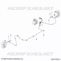 FRONT BRAKE BRAKE LINE