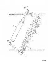 REAR SUSPENSION SHOCK MOUNTING