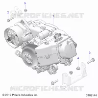 ENGINE, ENGINE AND TRANSMSSION MOUNTING