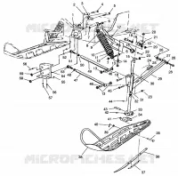 FRONT SUSPENSION AND SKI 440 0962760 (4931743174B001)