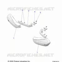 STEERING, HAND GUARDS