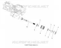 DRIVE TRAIN, MAIN GEARCASE OUTPUT SHAFT