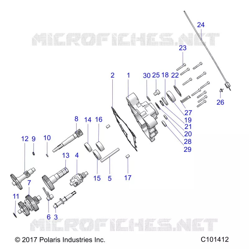 DRIVE TRAIN, MAIN GEARCASE