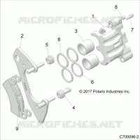 FRONT BRAKE CALIPER
