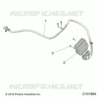 ELECTRICAL, VOLTAGE REGULATOR AND MOUNTING (FROM 11/30/2018)